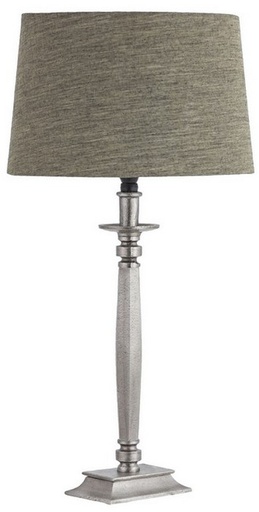 [GA2007] TABLE LAMP WITH SHADE (LAMP - BRONZE  / SHADE - SOUTH LINEN)