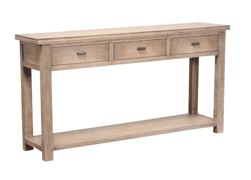 [GO9010] LOTUS & JADE HALL TABLE - POPLAR
