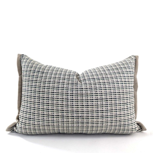 [HB7010] CUSHION COVER - TWEED - CHEQUERED / NATURAL