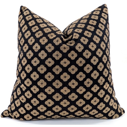 [HB7032] SNUGG & CO  CUSHION COVER - CYMBAL BLACK & GOLD