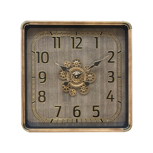 [KA8004] SQUARE GEAR CLOCK
