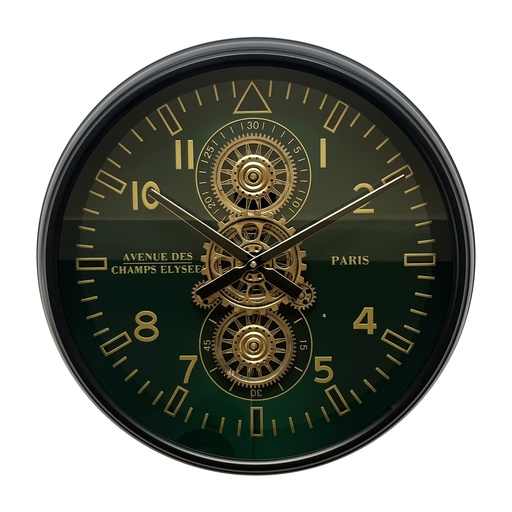 [KA8007] ROUND GEAR CLOCK