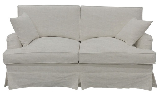 [KB9024] DAYTONA FEATHER & FOAM FILLED SOFA 2 SEATER SALT & PEPPER