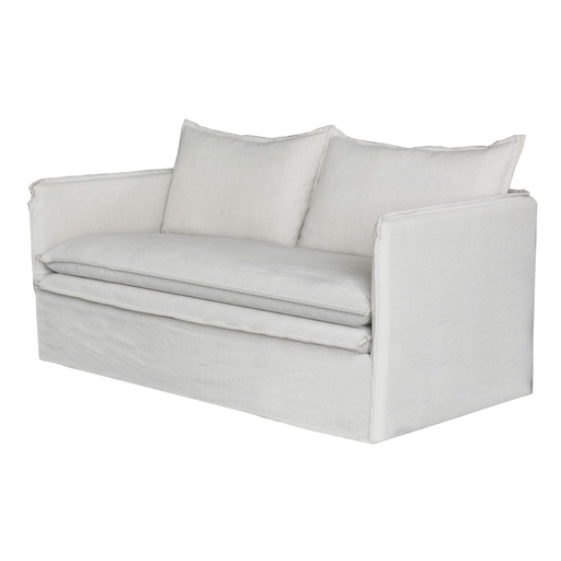 [KB9047] COURTENAY 2 SEAT SOFA - SALT & PEPPER