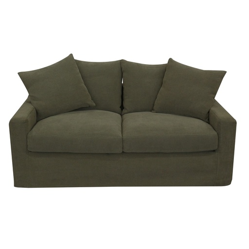 [KB9094] LUCCA 2 SEATER SOFA - OLIVE