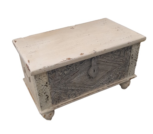 [KC1072] WOODEN BOHO TRUNK