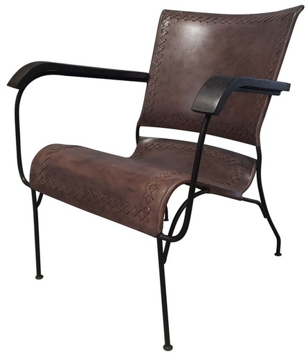 [KC1116] LEATHER ARMCHAIR