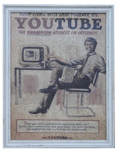 [KC1197] YOU TUBE FRAMED ART