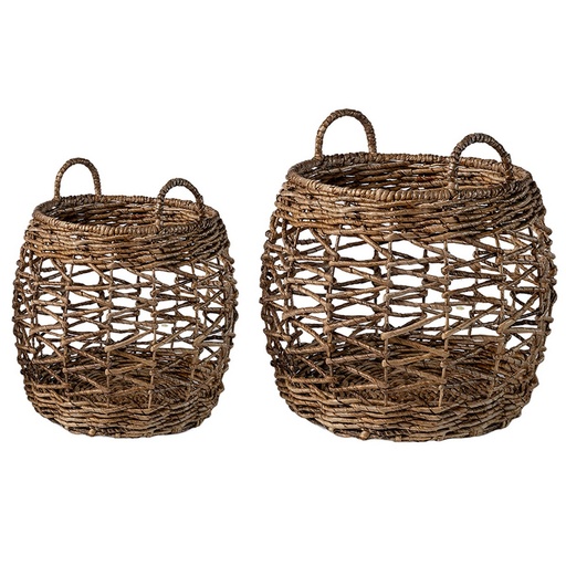 [KC1332] DHALIA SEAGRASS BASKETS SET/2