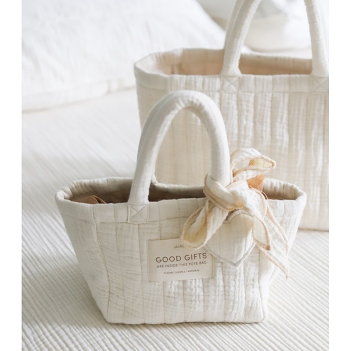 [KK1010] AKIIKO - FYRA SQUARE GIFT TOTE - SMALL