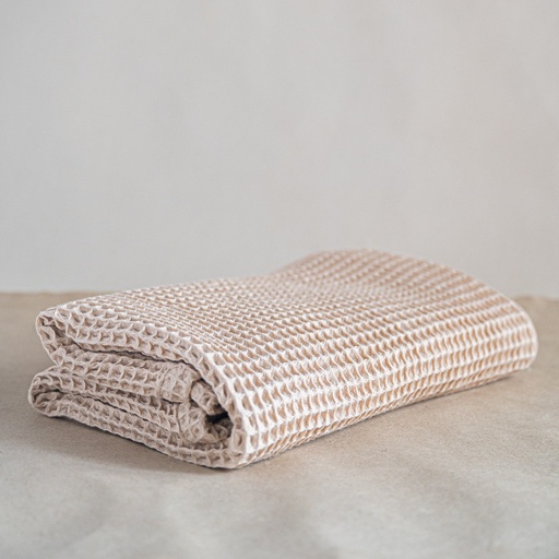 [KK1074] AKIIKO - LATTE WAFFLE BATH TOWEL