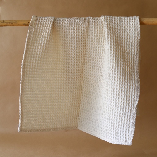 [KK1075] AKIIKO - NATURAL WAFFLE BATH TOWEL