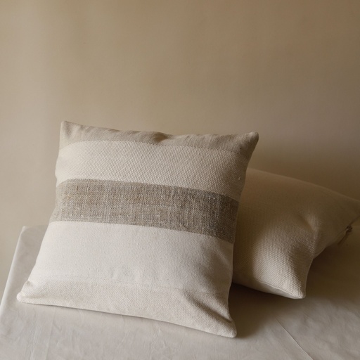 [KK1081] AKIIKO - STRIPE PATCH CUSHION COVER