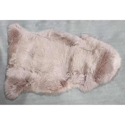 [LW5005] KAIKOURA LONG WOOL SINGLE NZ SHEEPSKIN - ROSE