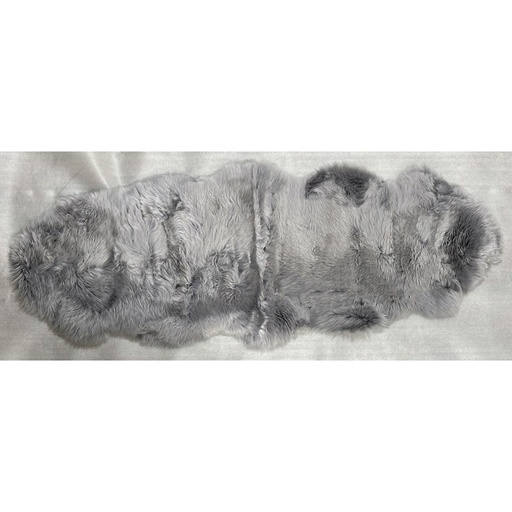 [LW5008] KAIKOURA LONG WOOL DOUBLE NZ SHEEPSKIN - GREY