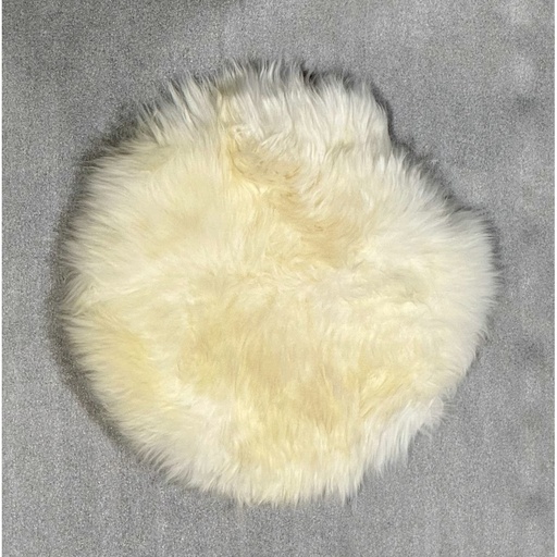 [LW5013] KAIKOURA LONG WOOL SEAT PAD - IVORY