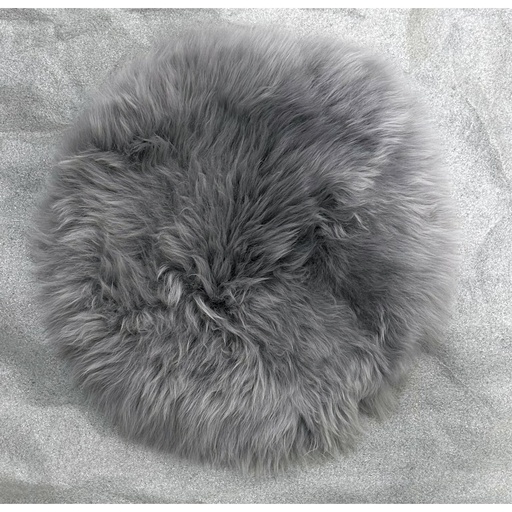 [LW5014] KAIKOURA LONG WOOL SEAT PAD - GREY