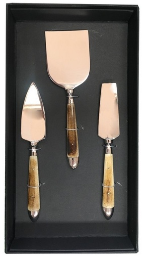 [MX8009] BEAK CHEESE SET/3 - SHINY, NICKEL