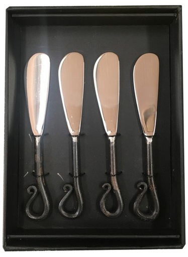 [MX8012] HOOK SPREADER SET/4 - SHINY, BURNISHED