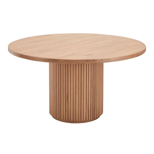 [MY3281] PLYMOUTH ROUND DINING TABLE - RUBBERWOOD SOLID TABLE