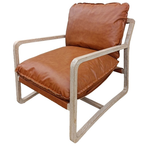 [NG7029] ACCORD RELAX CHAIR OAK - PU