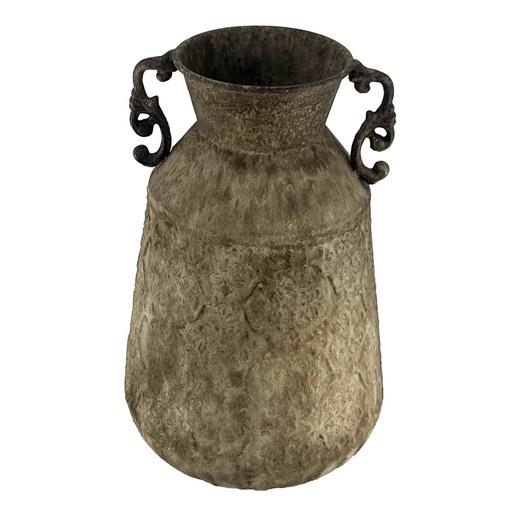 [PL6009] ANTIQUE METAL URN