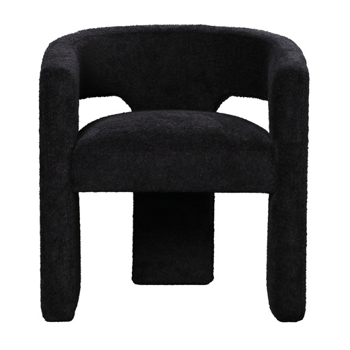 [PR2086] APOLLO CHAIR IN BOUCLE - BLACK