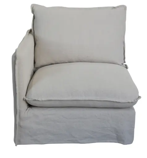 [PR9055] VILLA SIGNATURE CORNER SUITE - LEFT ARM - SALT & PEPPER