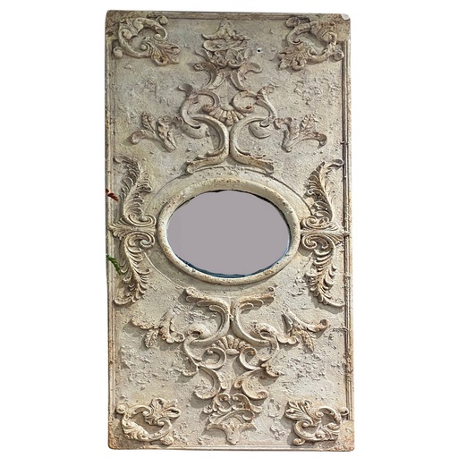 [QD5001] VINTAGE PORTHOLE MIRROR - ANTIQUE MARBLE