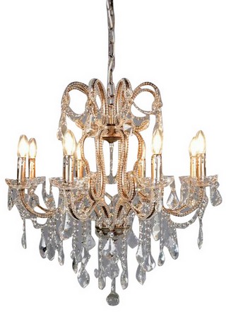 [RL4032] CHANDELIER ANTIQUE SILVER