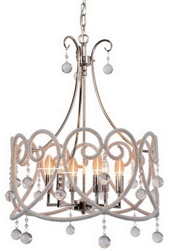 [RL4040] IRON NICKEL PLATED/CLEAR GLASS