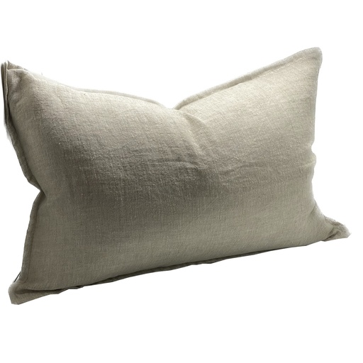 [SC9003] LINEN CUSHION COVER - NATURAL CHAMBRAY