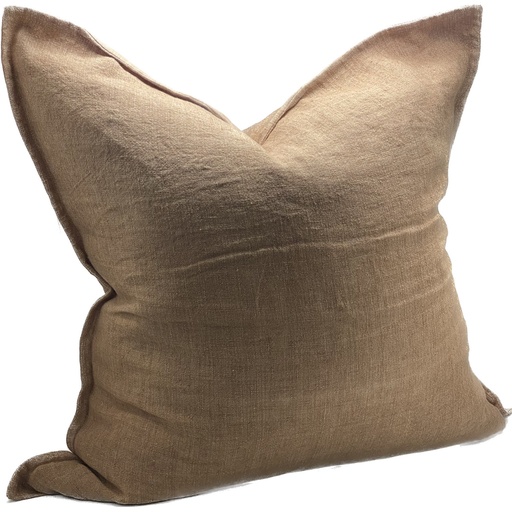 [SC9010] LINEN CUSHION COVER - SANDSTONE