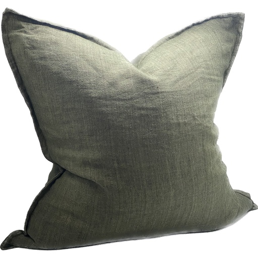 [SC9012] LINEN CUSHION COVER - DUSTY OLIVE