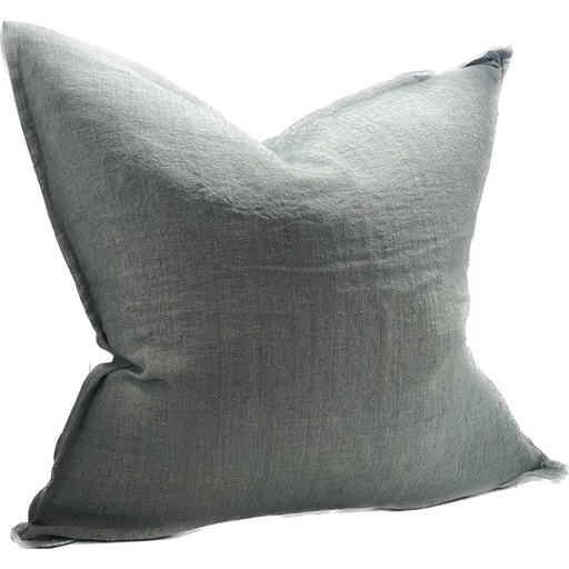 [SC9016] LINEN CUSHION COVER - BLUE GREY