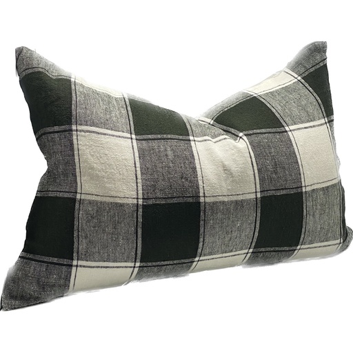 [SC9065] LINEN CUSHION COVER - BLACK