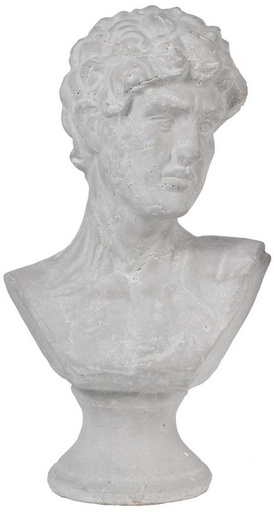 [SE2055] CERAMIC BUST MALE HEAD - LARGE