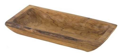 [SE2302] TEAK RECT TRAY