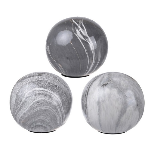 [SE2408] GREY MARBLEISED BALLS S/3