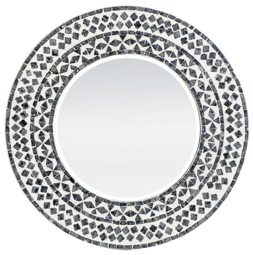 [SE2446] CAPIZ ROUND MIRROR