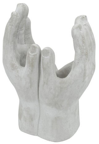 [SE2528] HAND STATUE PLANTER