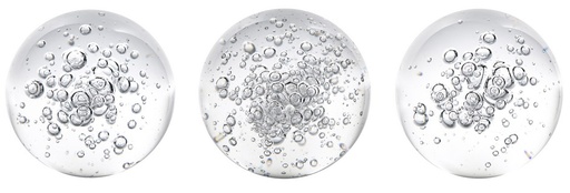 [SE2532] BUBBLE SPHERES SET/3