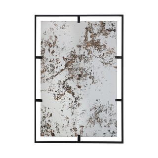 [SE2597] ANTIQUE MIRROR W/ METAL FRAME