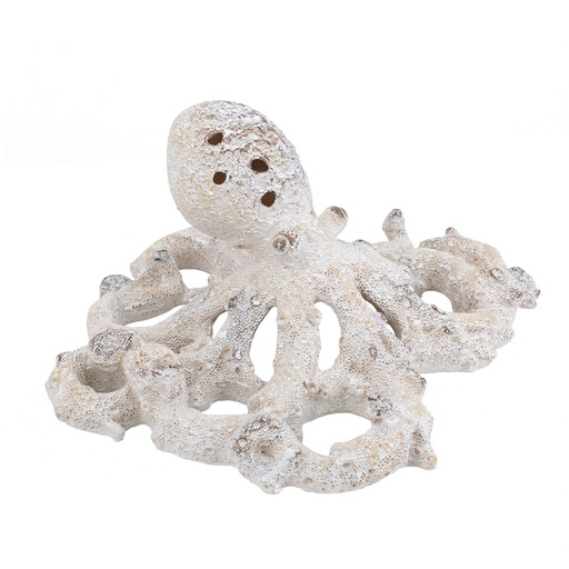 [SE2859] WHITE CORAL LOOK OCTOPUS