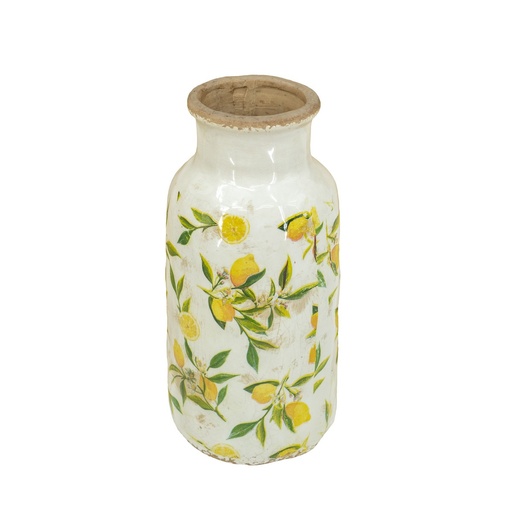 [SE2904] LEMON & LEAVES VASE
