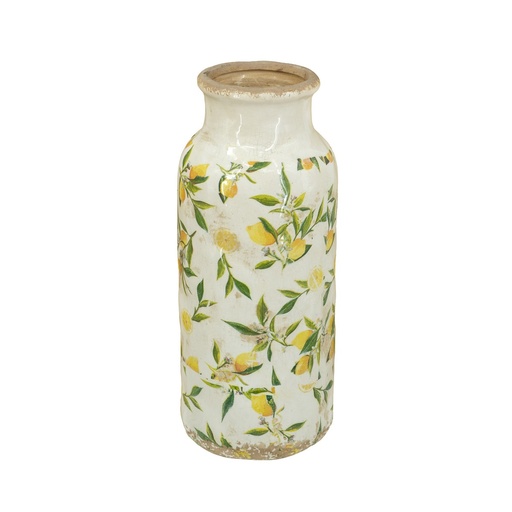 [SE2905] LEMON & LEAVES VASE