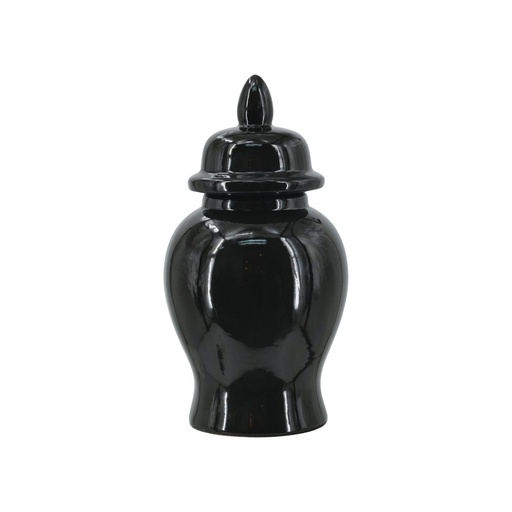 [SE2951] BLACK GINGER JAR - SMALL