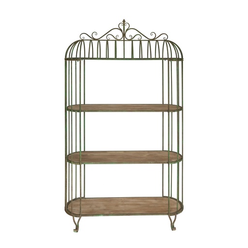 [SE2969] RUSTIC METAL SHELF UNIT