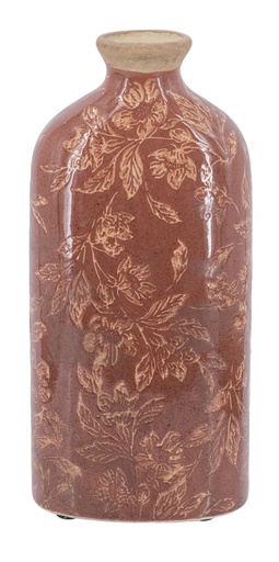 [SE3052] TAN CERAMIC VASE - SMALL