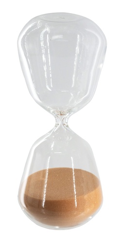 [SE3064] HOUR GLASS WITH TERRACOTTA SAND - LARGE